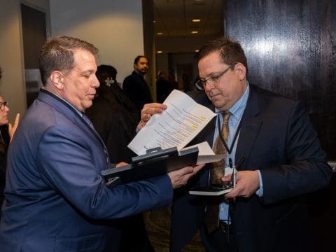 The Marcus Bros. at work - Kevin (L) and Bradley (R) web